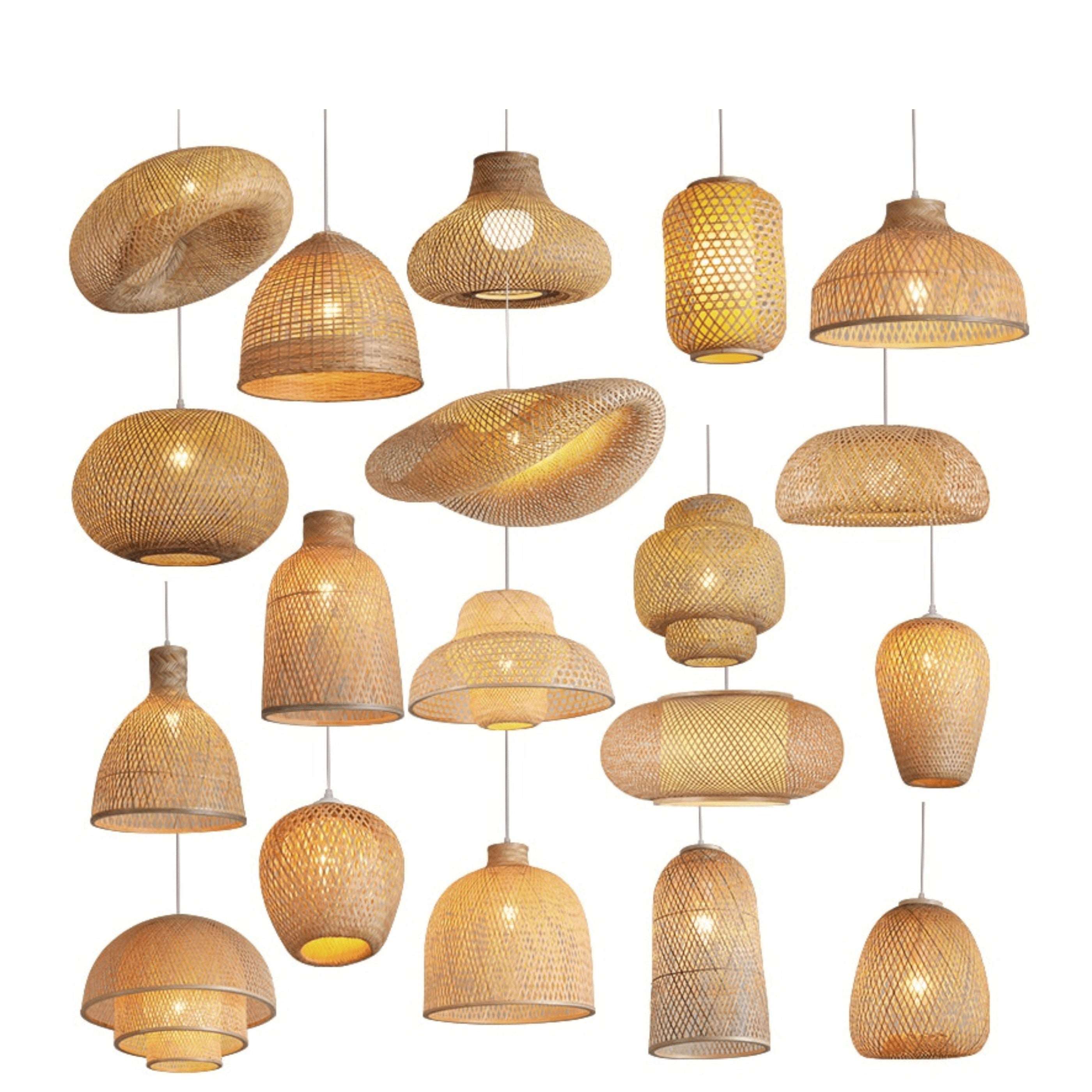 Handmade Natural Bamboo Chandelier